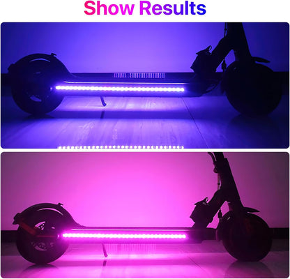 Elektro Scooter LED Streifen Lichter