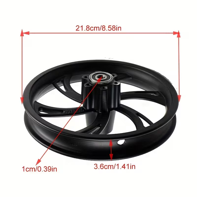 12-Zoll-Felgen mit 12 x 1,75-Radnabe